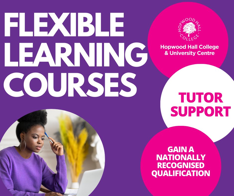 Our Flexible Learning courses are a brilliant way to develop your knowledge and upskill in your current career. Choose from our range of FREE* courses to study from the comfort of your own home. Explore our full offer and apply today: ow.ly/uKmg50RbrC3