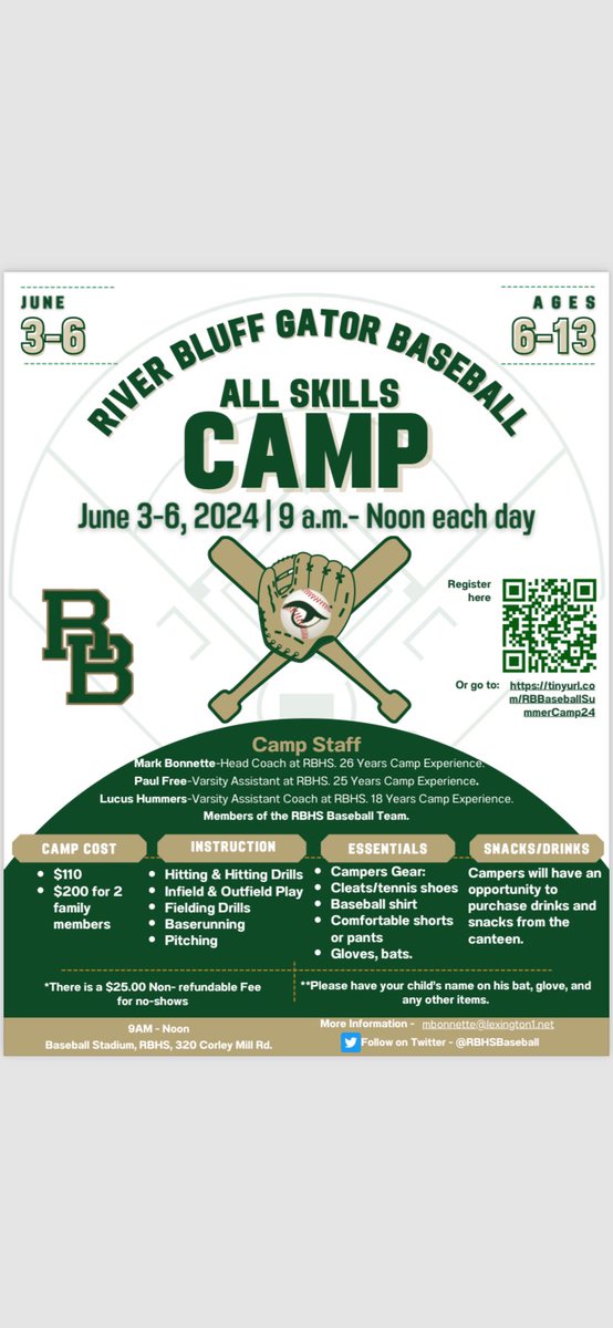 Registration for our All Skills Camp June 3-6 is now open…