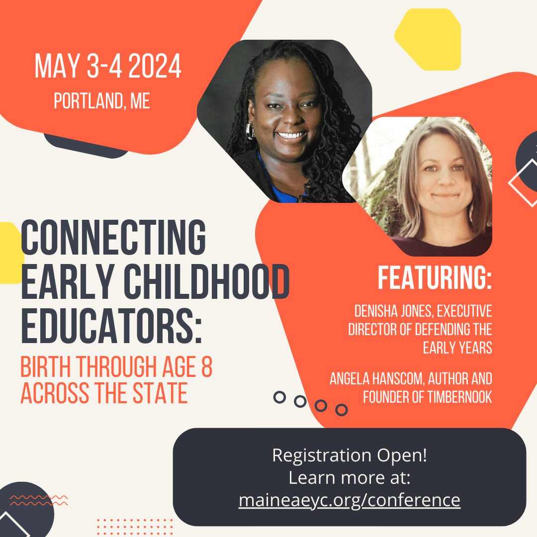 TimberNook (@timbernook) on Twitter photo THIS weekend!!! Woot!!! 🙌🧡
Angela Hanscom (TimberNook Founder) and Denisha Jones (Defending the Early Years) are the keynote speakers for the Maine Association for the Education of Young Children. 
maineaeyc.org/conference
#maineaeyc #naeyc #timbernook #educhat #playmore THIS weekend!!! Woot!!! 🙌🧡
Angela Hanscom (TimberNook Founder) and Denisha Jones (Defending the Early Years) are the keynote speakers for the Maine Association for the Education of Young Children. 
maineaeyc.org/conference
#maineaeyc #naeyc #timbernook #educhat #playmore