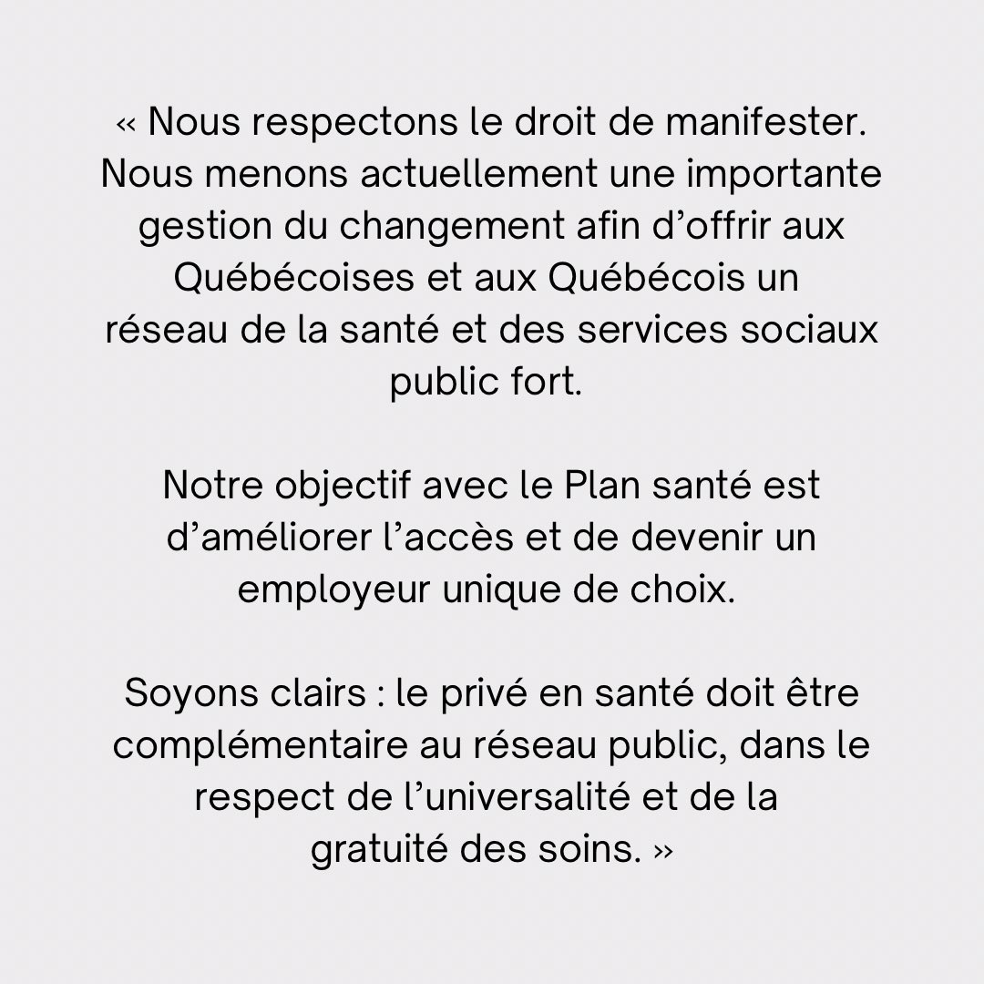 Événement sur la première ligne en santé, déclaration👇🏼