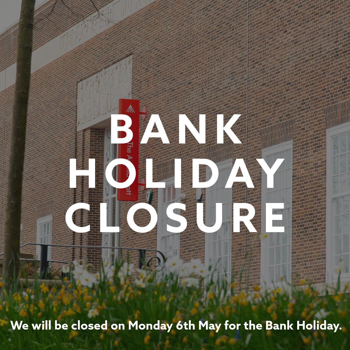 Please note, we will be closed this Monday 6th May for the Bank Holiday.
