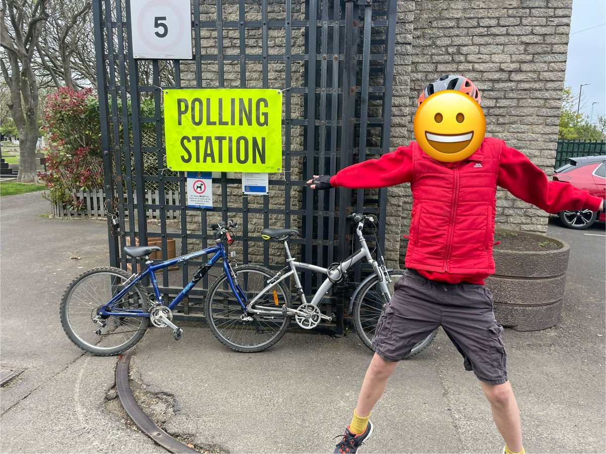 #bikesatpollingstations #diytandem #tandembike