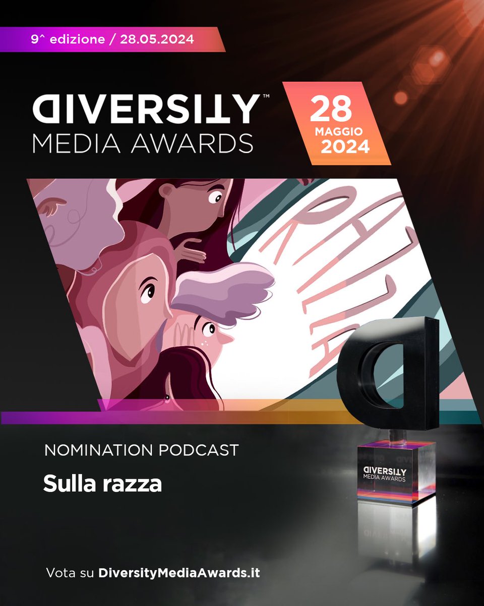 Siamo finaliste ai <a href="/diversitylab/">diversitylab</a> Media Awards! 🙌🏾

Se ti è piaciuto Sulla Razza, puoi supportarci con un voto 👉🏾 diversitymediaawards.it/votazione-2024/