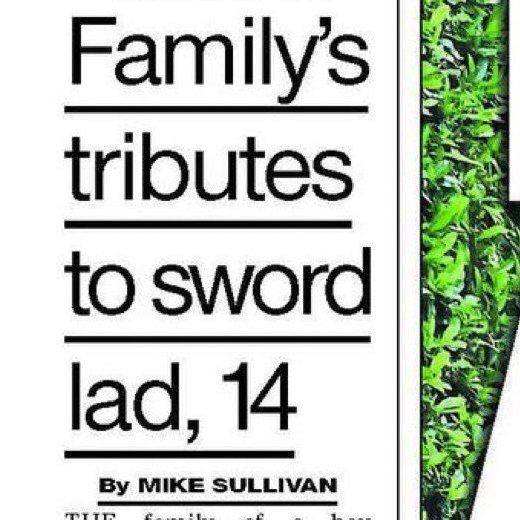 The Sun describes the young schoolboy Daniel Anjorin, who tragically lost his life when he was stabbed, as 'sword lad' There are no words to describe this insulting disrespect. How did they find this acceptable?