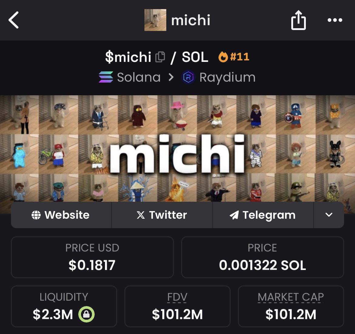 KryptoMundo's tweet image. Conviction paid off $michi bros we finally hit 100m

See you at 1b 🫡