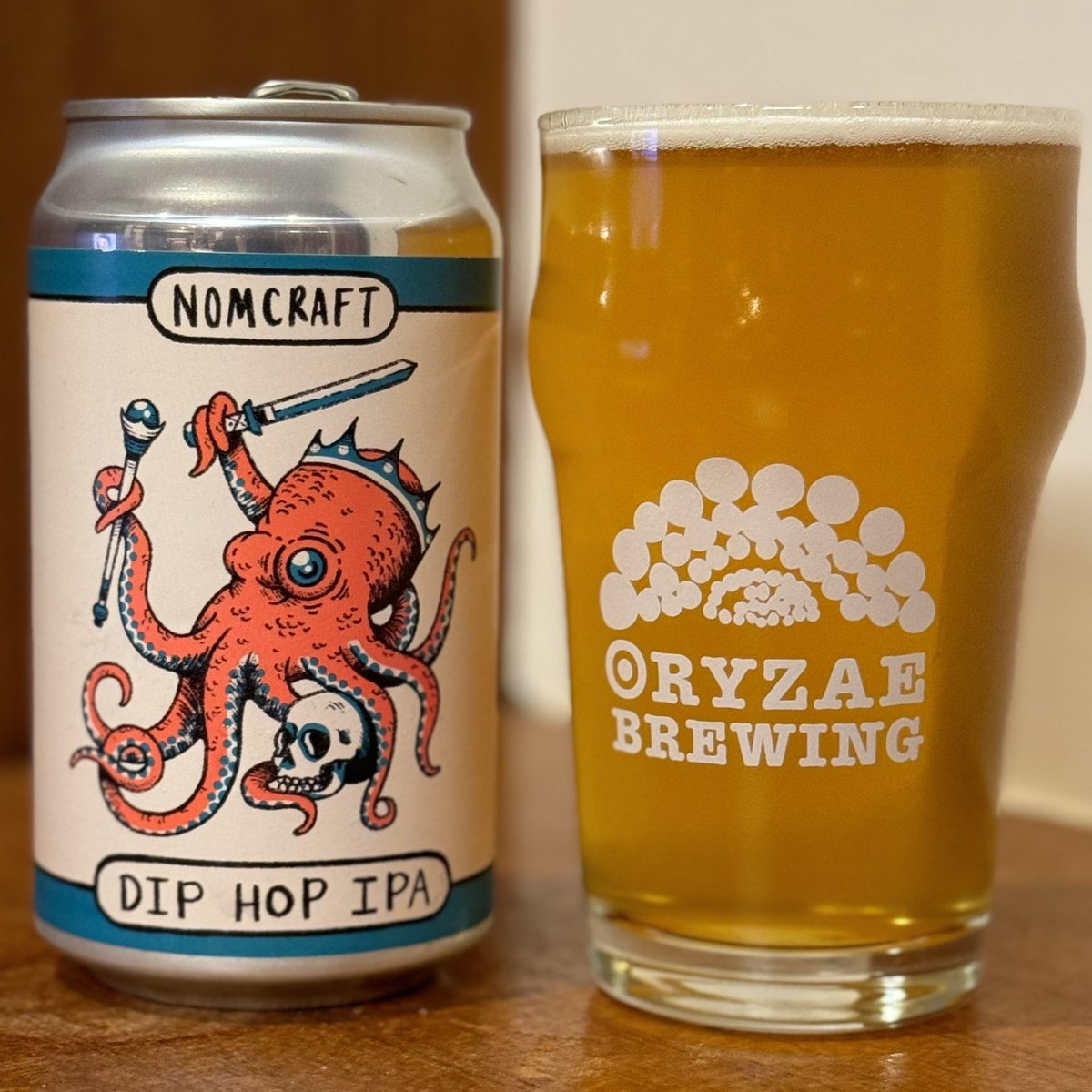 #craftbeer #NomcraftBrewing #DipHopIPA #OctopusKing #DrikLocalBeer #JapanBrewersCup IPA部門1位 #飲む練習