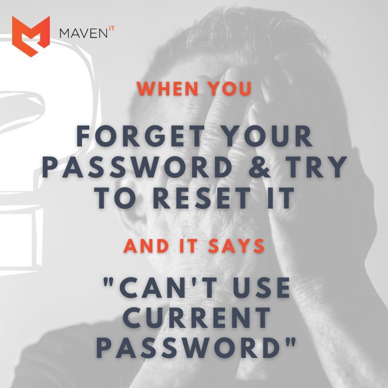 Has anyone else ever felt like this?! 🙋‍♂️ but seriously...
If you never want to see this message again, let's chat about elevating your password protection! #WorldPasswordDay #PasswordManager #CyberSecurity #MakeITHappen #MavenIT