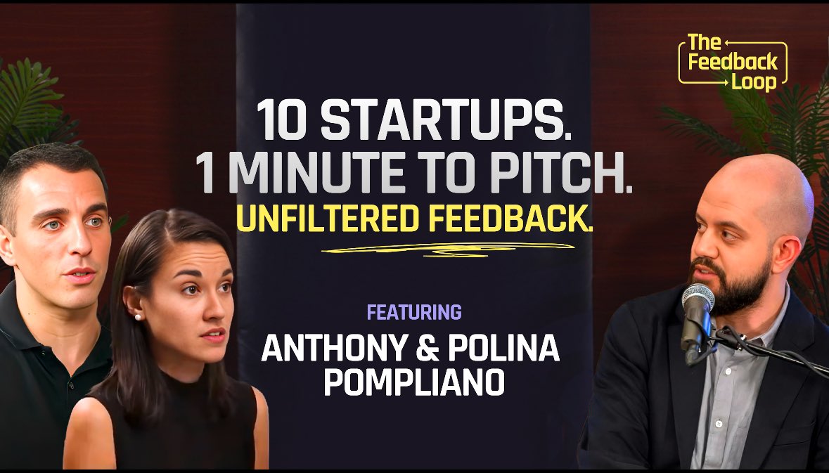 I often joke with @APompliano that I would’ve been a damn good VC if I hadn’t become a journalist. But now things are about to change 👀 If you’re a founder in NYC, come pitch your startup in 1 minute and get unfiltered feedback from me and @APompliano. It’s an in-person event…
