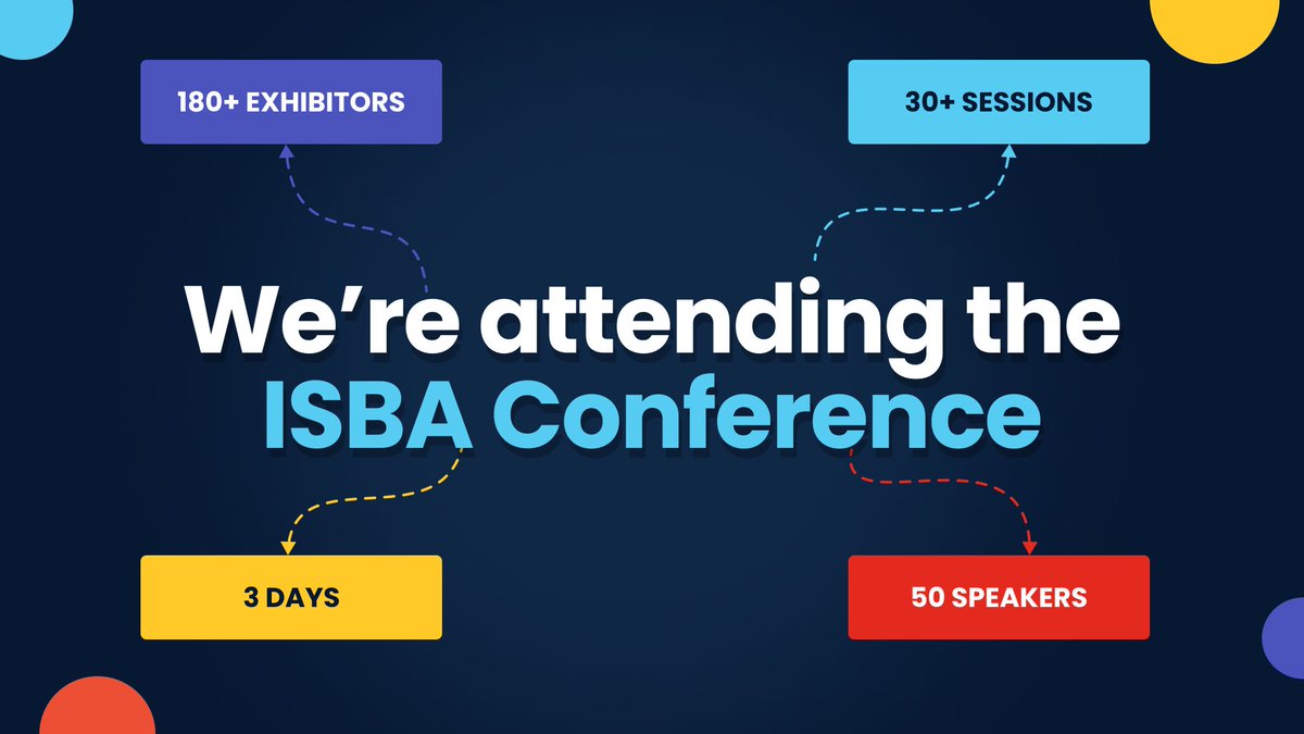 We're heading to @the_isba Conference this month! 

Come and say hello and see how we can help you provide the very best teaching and learning experience and maximise their use of Microsoft 365, Teams and SharePoint.

#ISBA #independentschools #independentschool #edtech