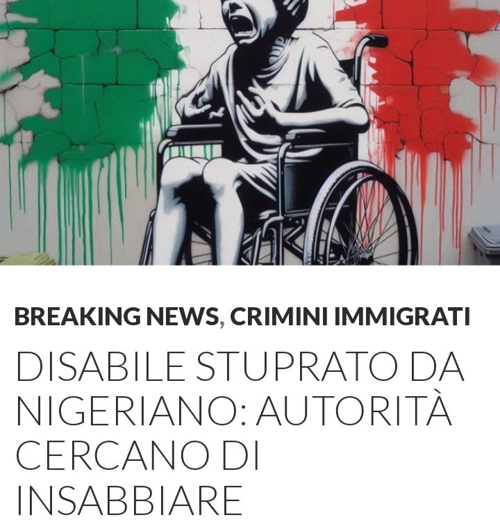 ❗Le risorse tanto difese dal #PD dimostrano ogni giorno un'magnifico'esempio di integrazione🔥

Meditate gente che ancora credete alle favole🚨

Ridicoli quelli che accettano la loro cultura pensando sia un passo verso l'integrazione IN REALTÀ È UN PASSO VERSO LA SOTTOMISSIONE❗