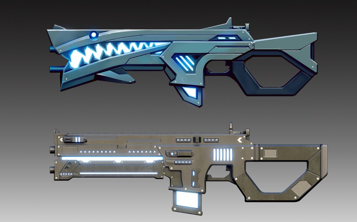 Concept art for the “shark attack” AR.