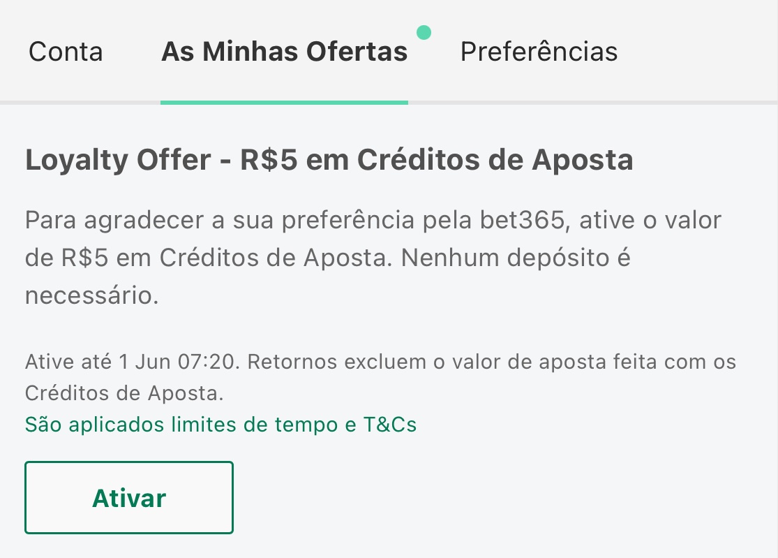 Um dia eu chego, a créditos de apostas melhores. Por hora, tá excelente!