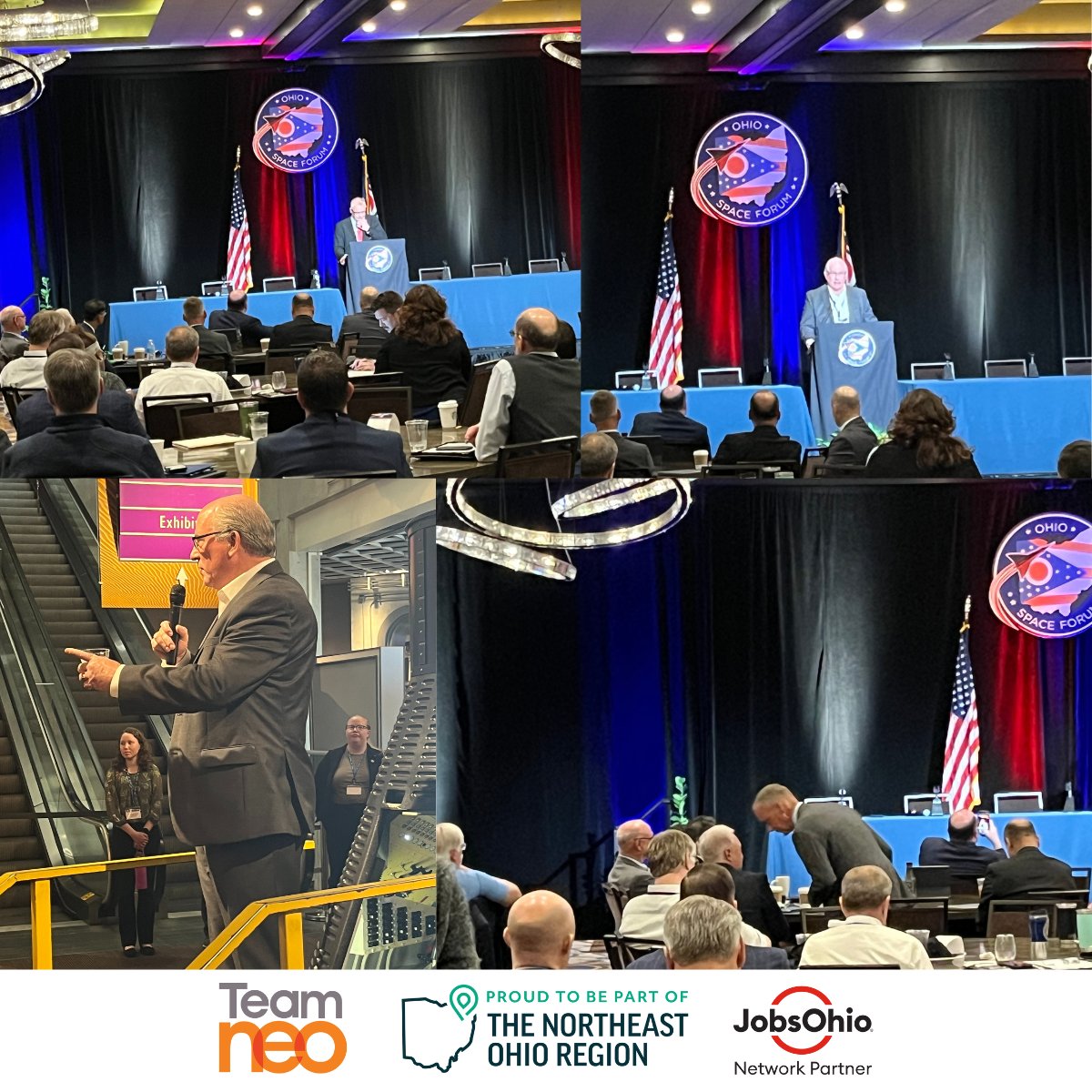 #TeamNEO was proud to participate in this year's Ohio Space Forum and Community Reception, held in the #northeastohioregion! 🚀

Looking for more information on Aerospace in #NEOhio? Check it out: bit.ly/3F0lMxM

#EconDev #economicvibrancy #vibranteconomy #VEI #aerospace