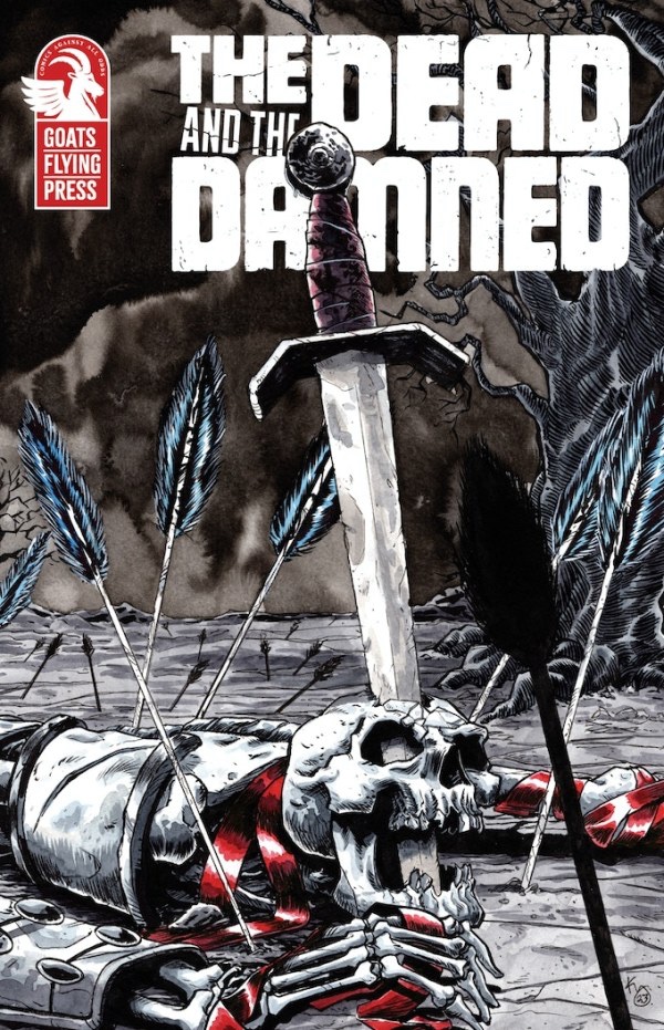 Seeing metallic variant covers for comics being all the rage on Kickstarter & might look into smithing a literal black metal variant for THE DEAD AND THE DAMNED. kickstarter.com/projects/goats…