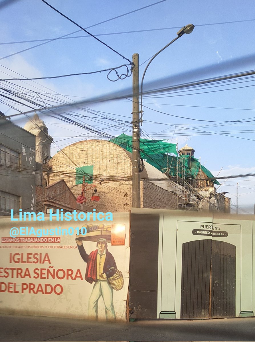Iglesia de #ElPrado siendo intervenido por #PROLIMA , trabajo prolijo que tomara su debido tiempo para su culminacion.
#CHL #IglesiasdeLima #Lima #LimaHistorica