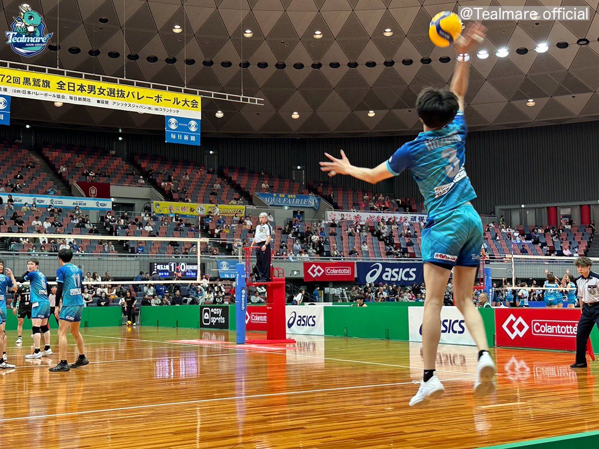 【5/2(木) 黒鷲旗🦅🏐 】
🆚 JTサンダーズ広島

セットカウント　０－３　LOSE💦

1️⃣❌  20-25
2️⃣❌  14-25
3️⃣❌  23-25

全員バレーで粘り強く戦い、後半はリードする場面もありましたが悔しいストレートでの敗戦😭💦

明日も会場およびライブ配信で応援よろしくお願いします🙇🏻‍♂️🩵