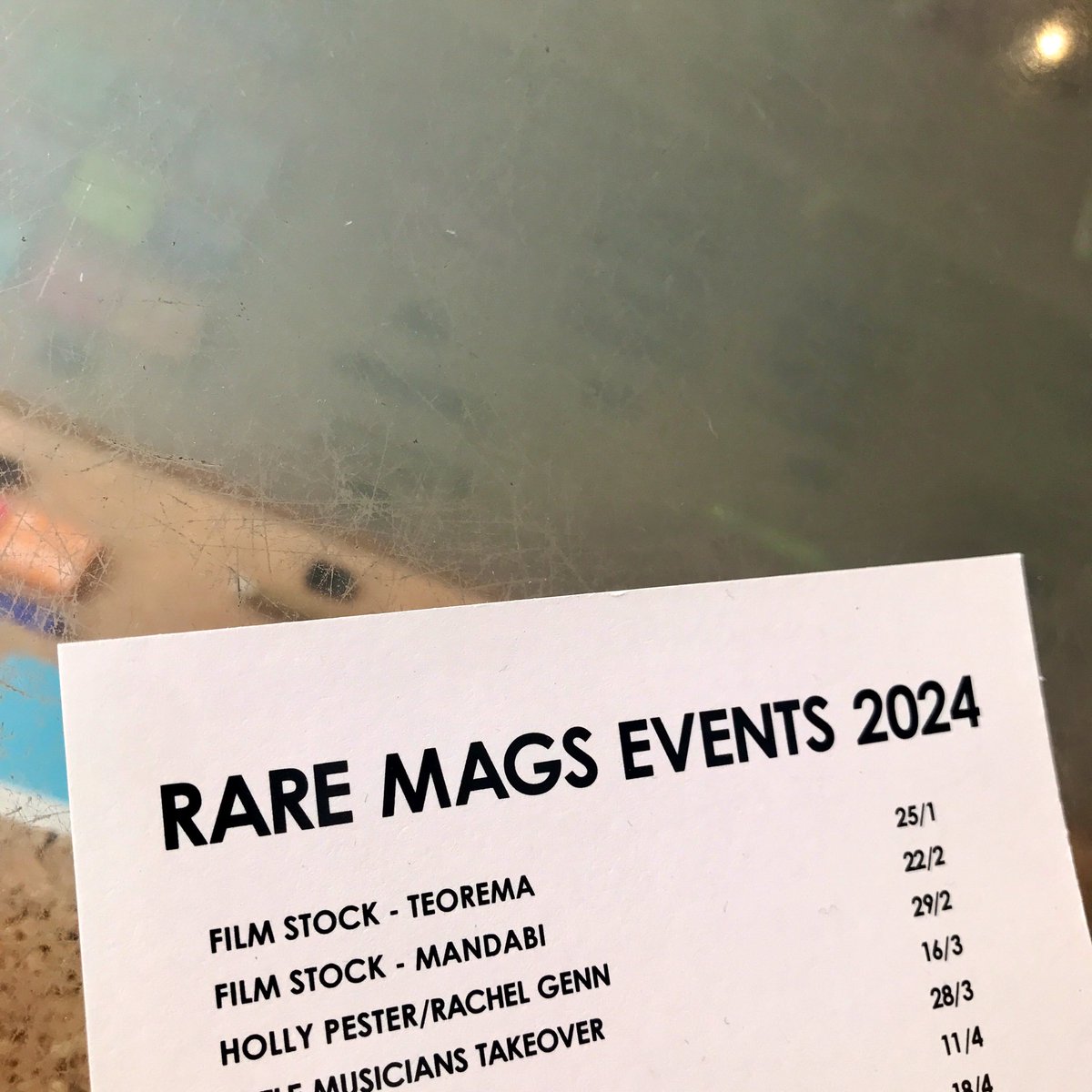 Events at Rare Mags. We do this because we’re totally committed to being more than selling books and magazines (although we love doing that too). We will continue to put on high quality stuff to prove that good stuff can happen outside of big cities. Come to them all. That’s it.