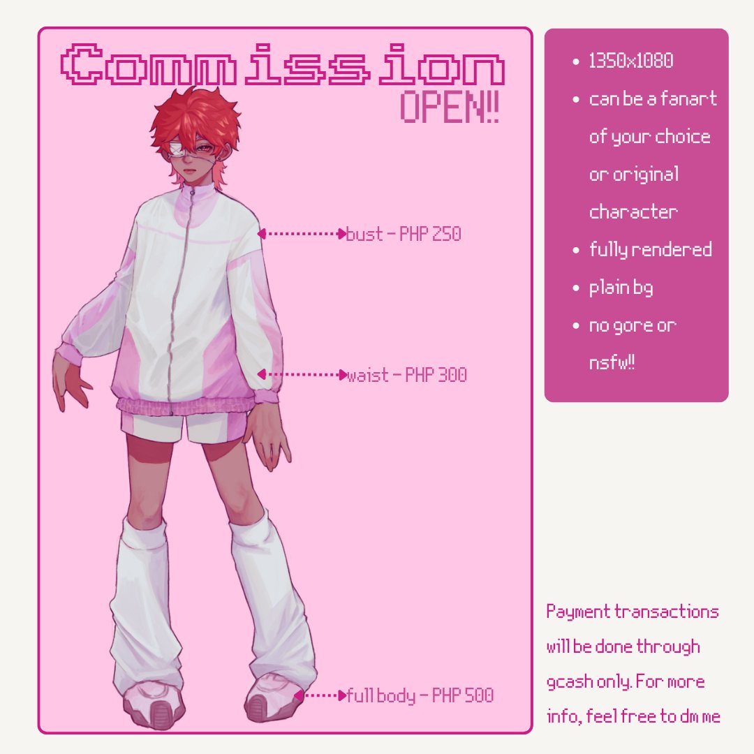 [COMMISSIONS OPEN] Hi! I will be accepting commissions once again~ feel free to dm me if you're interested :3 #commissionsopen #artph