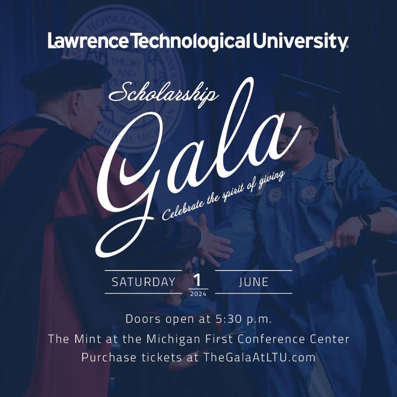 🌟 Join us for Lawrence Technological University first Scholarship Gala on June 1! Celebrate our donors and alumni who shape Michigan's future. 🎤 Hosted by Charlie Langton. Enjoy dinner, live music & a silent auction. 

🎟️ Tickets: thegalaatltu.com 

#WeAreLTU #LTUGala