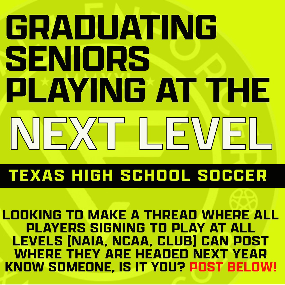 🚨🚨𝐀𝐭𝐭𝐞𝐧𝐭𝐢𝐨𝐧 𝐀𝐥𝐥 𝟐𝟎𝟐𝟒 𝐒𝐞𝐧𝐢𝐨𝐫𝐬 !! 🚨🚨 Attempting to make a GIANT thread of all graduating seniors PLAYING AT THE NEXT LEVEL. Asking teams or players to POST BELOW your announcement, or simply where you’re playing next year & RT. Congratulations!