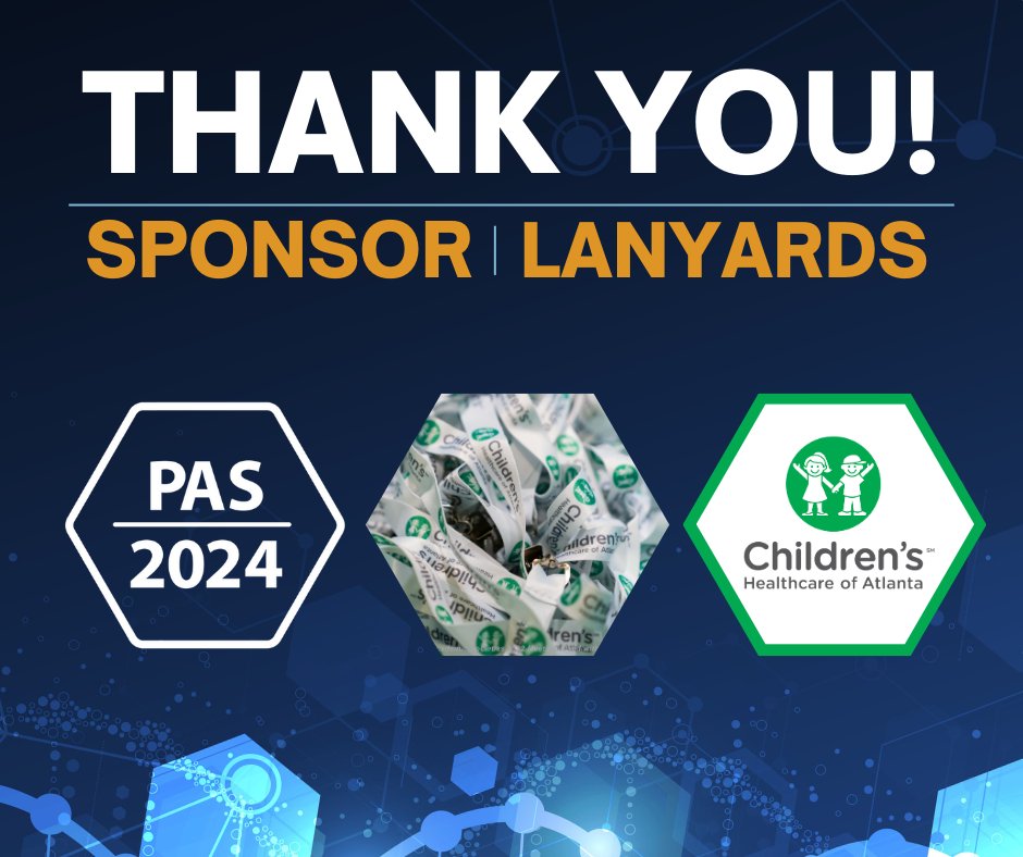 Grab your #PAS2024 badge and lanyard😉 @childrensatl Badge printing will be located in the main lobby of the convention center, as well as the Fairmont Royal York