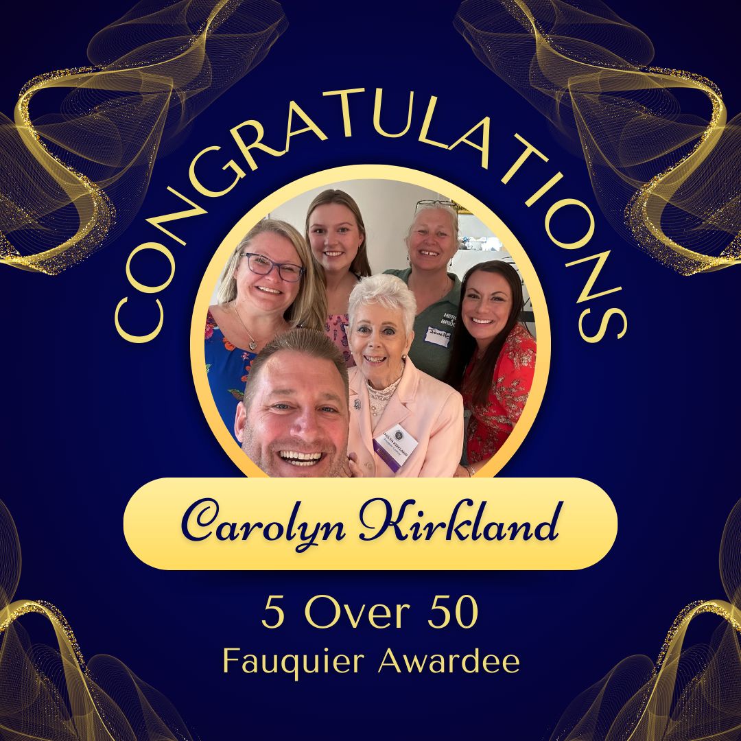 Congratulations to Hero's Bridge Ambassador Carolyn Kirkland on her Aging Together #5Over50 award recognition!