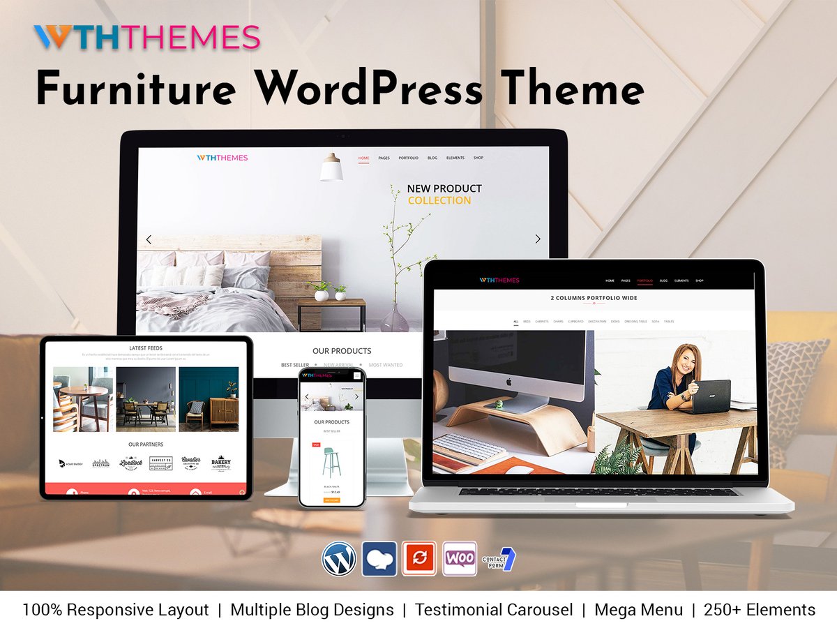 Furniture WordPress Theme: Create your Furniture website with our Business WordPress Theme. 
.
Buy Now: wordpressthemeshub.com/product/furnit…
.
.
#Furniturewebsite #FurnitureWordPressTheme #FurnitureTheme #Furniture #BusinessWordPressTheme #WordPressThemes #webdesign #webdesigntrends