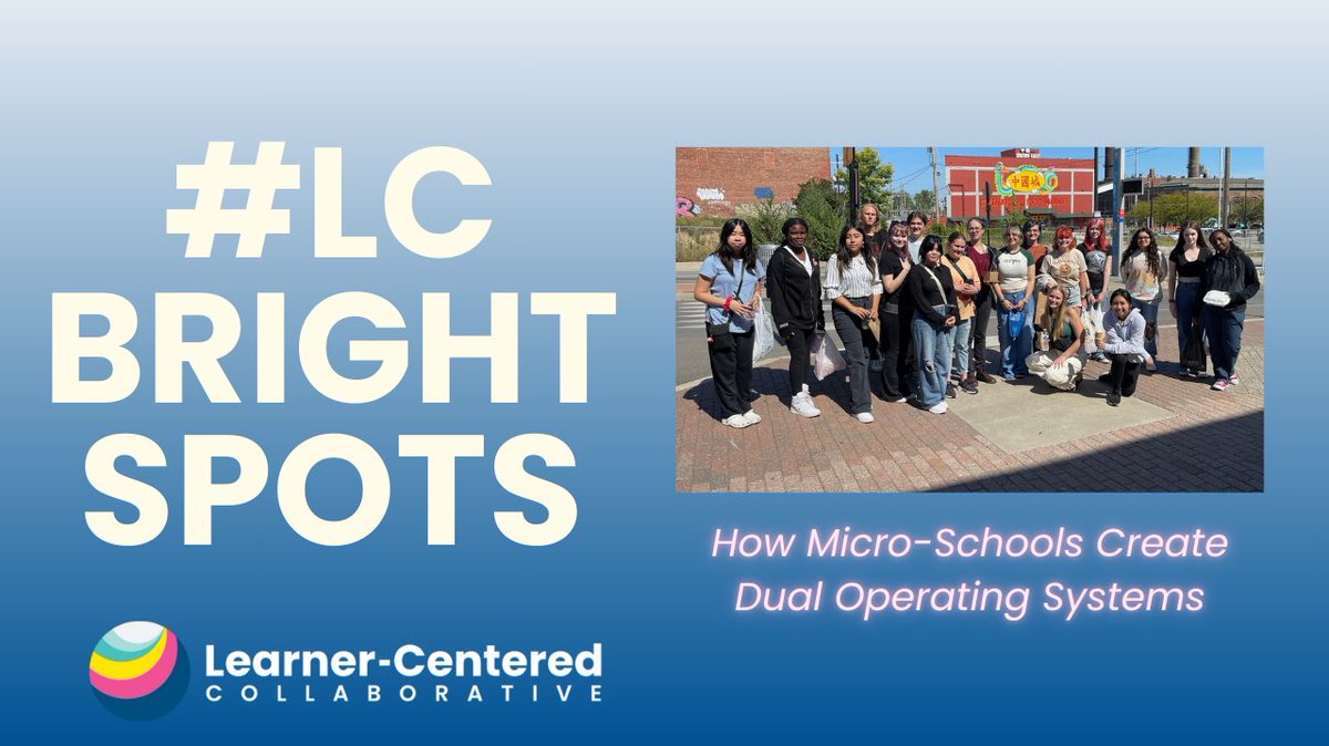 .@katiemartinedu was in Liberty, Missouri this week where micro-schools are catalyzing @LIBERTYSCHOOLS learner-centered transformation. Dive into this week's Bright Spots to learn more: hubs.ly/Q02vRp1l0