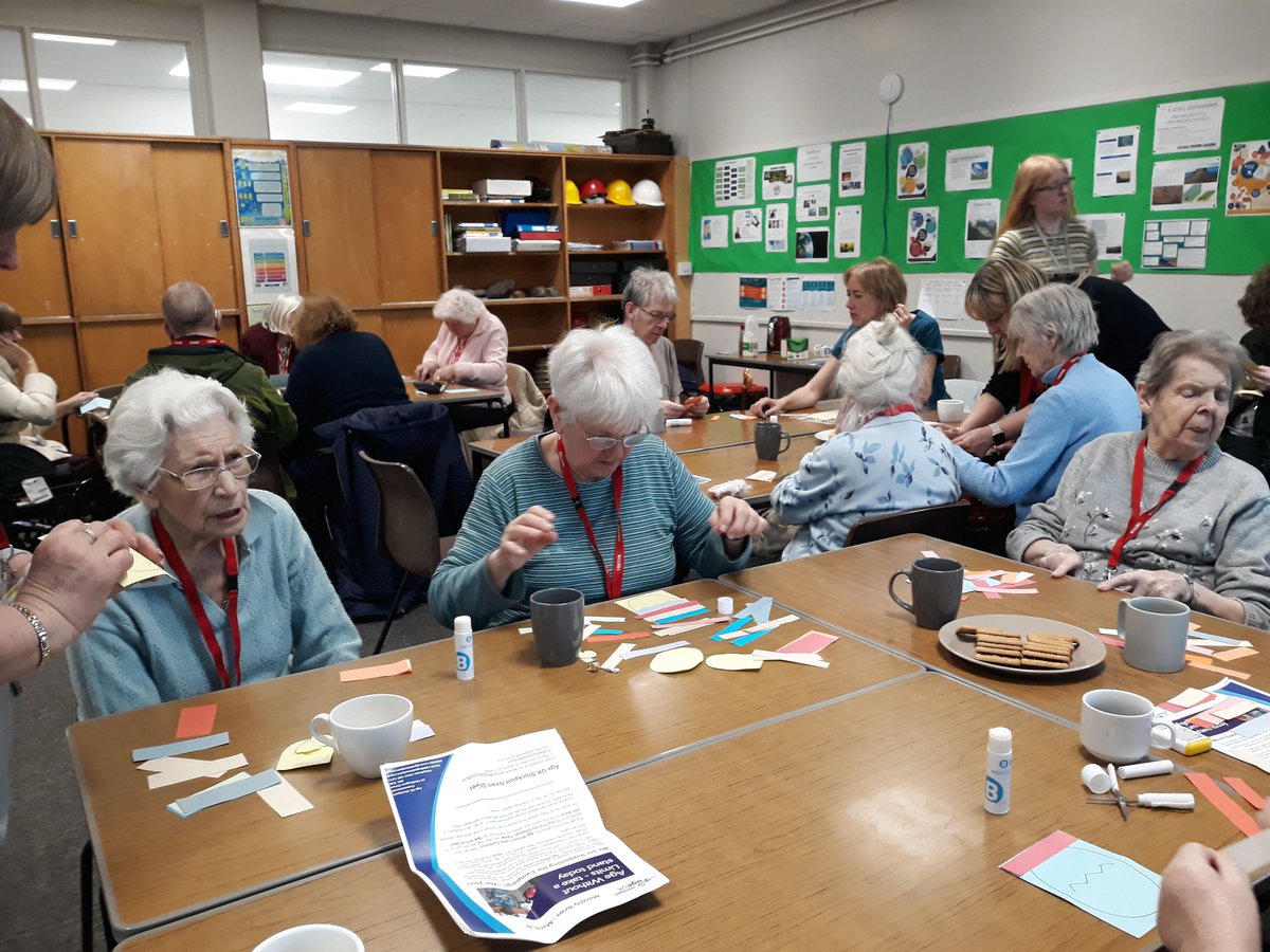 Join Us for Welcome Wednesdays 1-3pm 8th May at Cheadle College, SK8 5HA The students will be welcoming people into the college to enjoy activities and share experiences. To book call 0161 480 1211 or email info@ageukstockport.org.uk #Wellbeing #CommunityHealth @CheadleCollege