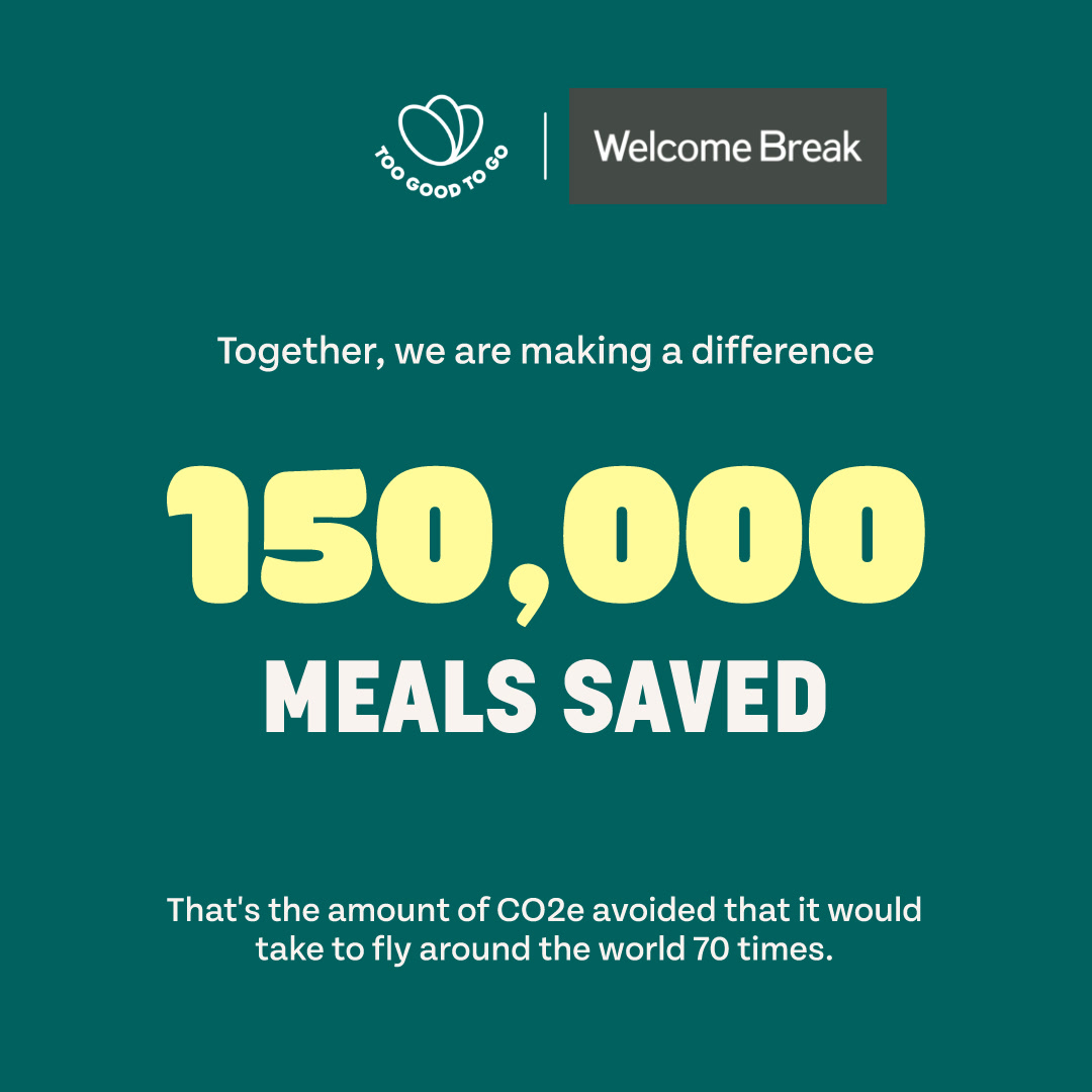 We are thrilled to announce with @toogoodtogo, we've rescued an incredible 150,000 meals from going to waste! 🍽️🌍 Thank you to all our amazing customers who've supported this initiative to help combat food waste. 💚🌎