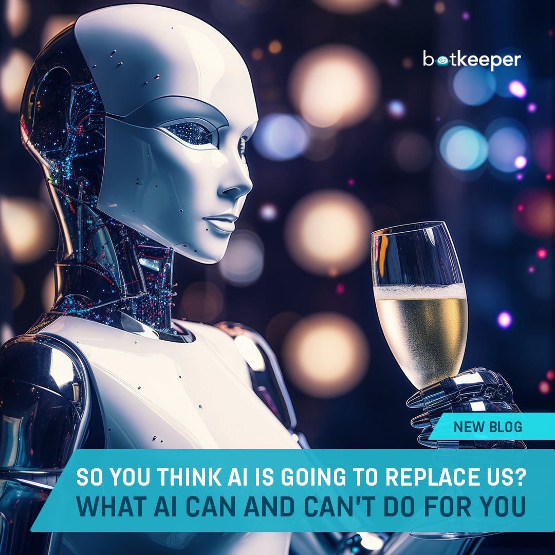 There's no replacement for you. And in spite of all the panic surrounding it, AI isn't trying to. There's plenty AI can't do. Read up. bit.ly/3y73kmA