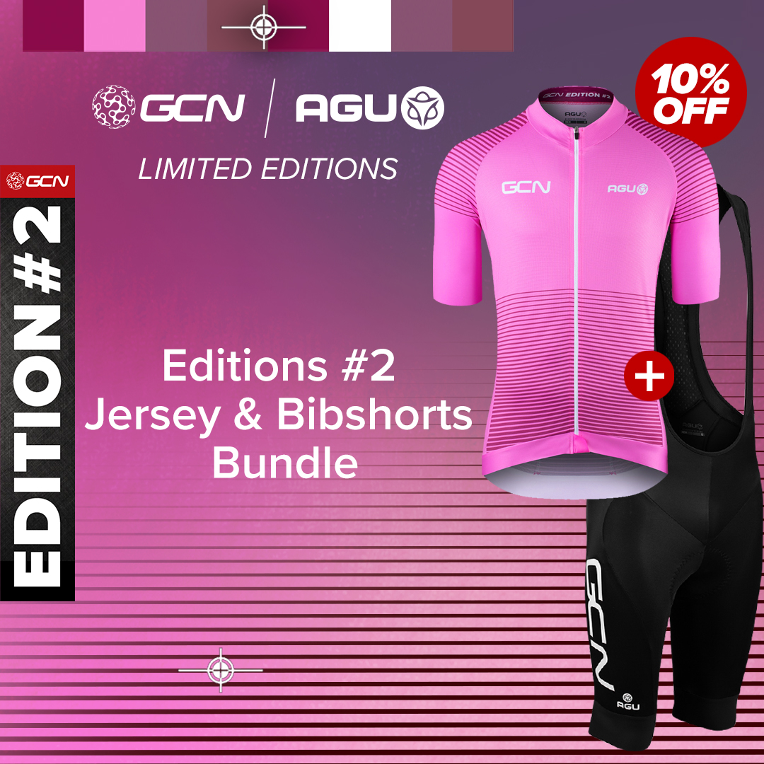 Available Now - Edition #2 - The New Jersey in the GCN / AGU Editions Range 🚴🏼 👉🏼 gcn.eu/aEe 🛒 Edition #2 marries style and performance, but this time with a celebration of Italian racing 🇮🇹 And remember - it's a limited run - once they’re gone, they’re gone!