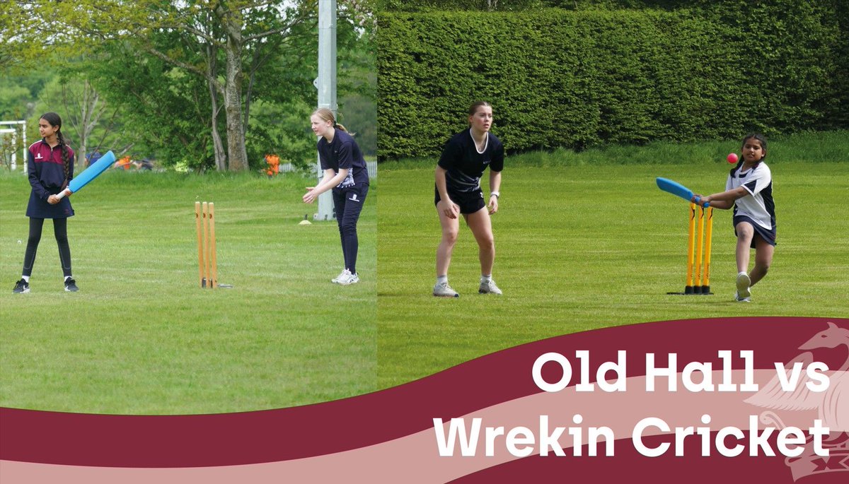 The Under 11 A and B Girls Cricket teams had a brilliant afternoon playing against some of Wrekin's Lancaster teams yesterday🏏There was some fantastic batting, fielding and bowling on display and there was great camaraderie between the teams.

#OldHall #Cricket #SeeTheDifference