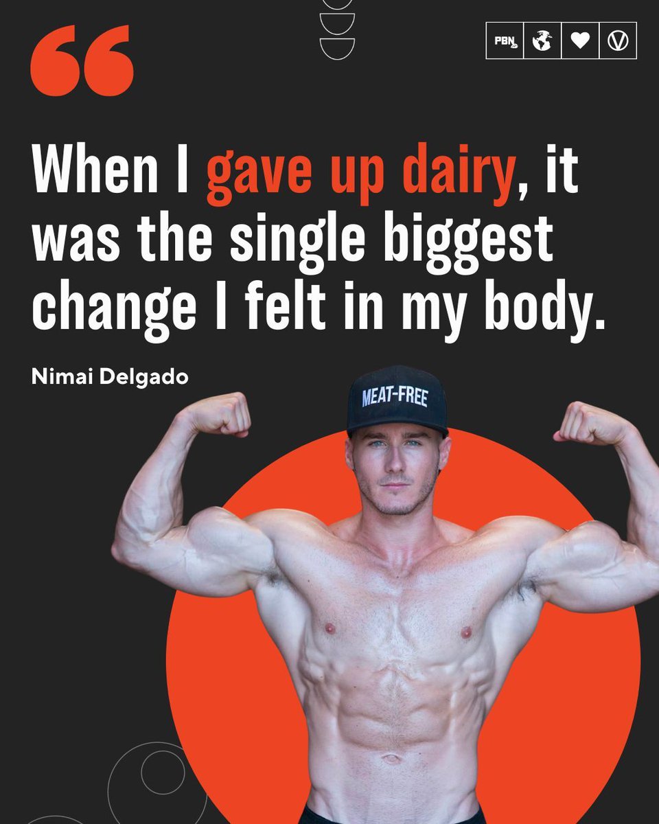 Did you notice any health benefits when you ditched dairy? Nimai Delgado did!