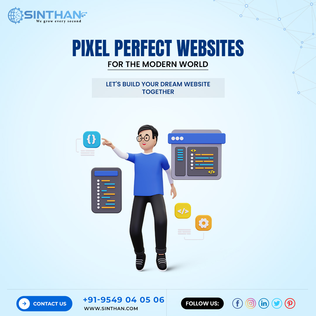 Let's Build Your Dream Website Together ! 🖥🌐📊
Call Us For Free Project Consultation : ☎ 9549040506
.
#sinthantechno #WebDevelopment #WebsiteDesign #OnlinePresence #ResponsiveDesign #UXDesign #SEOOptimization #DigitalMarketing #BusinessGrowth #mobileappdevelopment