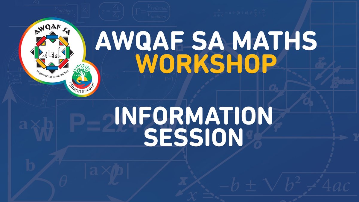 As a build up to Awqaf SA's Maths Workshop, Hasanain Abdullah will be in conversation with workshop facilitator, Mohammed Khota and more information will be shared about the upcoming session. Event details: Thursday, 2 May 2024 Time: 7:30pm youtube.com/watch?v=2R9ej2…