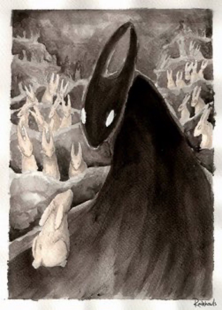 All the world will be your enemy…But first they must catch you, digger, listener, runner, prince with the swift warning. Be cunning and full of tricks and your people shall never be destroyed. 

The Black Rabbit of Inlé 
Watership Down #bookologythursday