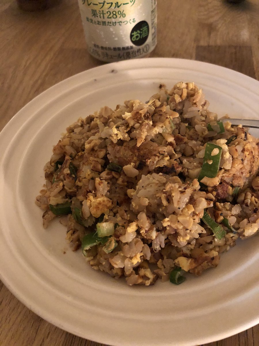 東京に染まったので納豆チャーハン