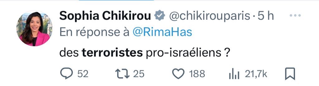 L’ignominie Rima Hassan et lfi jusqu’au bout qui portent plainte contre le collectif de citoyens @nous_vivrons en le traitant d’extrême droite. 
Extrême droite ? 
La veille, une députée lfi @chikirouparis le traitait de « terroristes pro israéliens »
Sans oublier les militants…