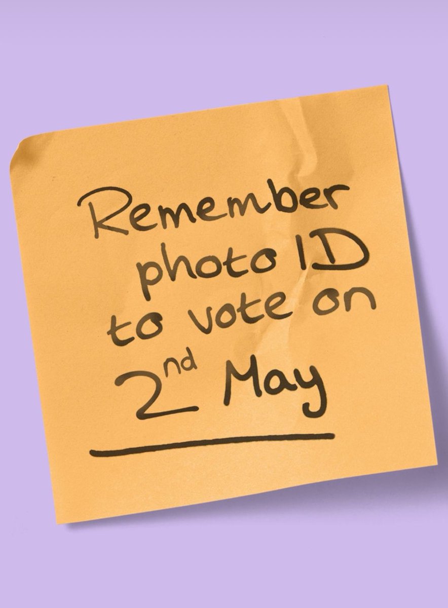 Bring Photo I’d today to vote at Polling Station.

#GetKhanOut or #VoteSadiq 
#PollingDay 
#PhotoID