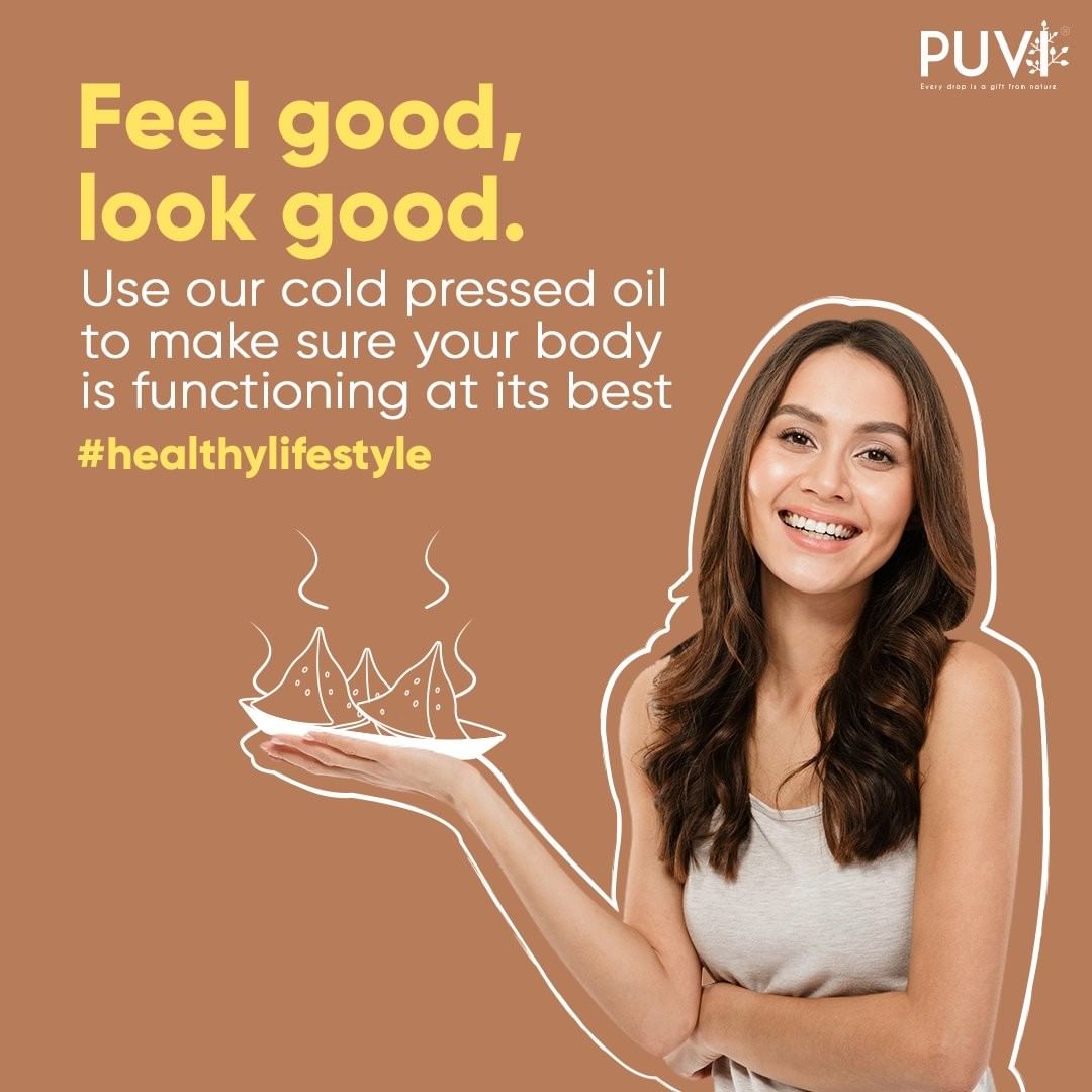 Our #coldpressedoils are very good for your skin and well-being in general. They provide #essentialnutrients that you need and make your body feel great. Take care of yourself in every way possible. Include #Puvi in your diet.
.
#coldpressed #healthylifestyle #eatwell #eatright