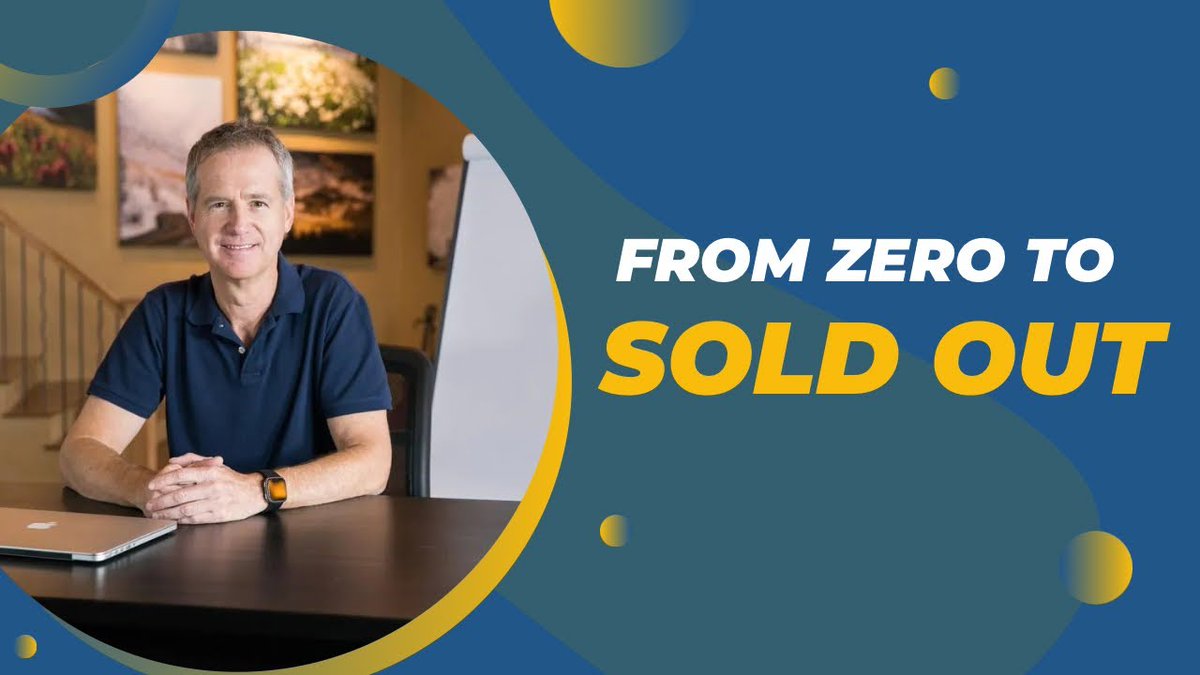 How to go from zero to sold out:
jeffwalker.com/high-ticket?ut…
#onlinebusiness #productlaunchformula #launchlife #entrepreneur #digitalmarketing