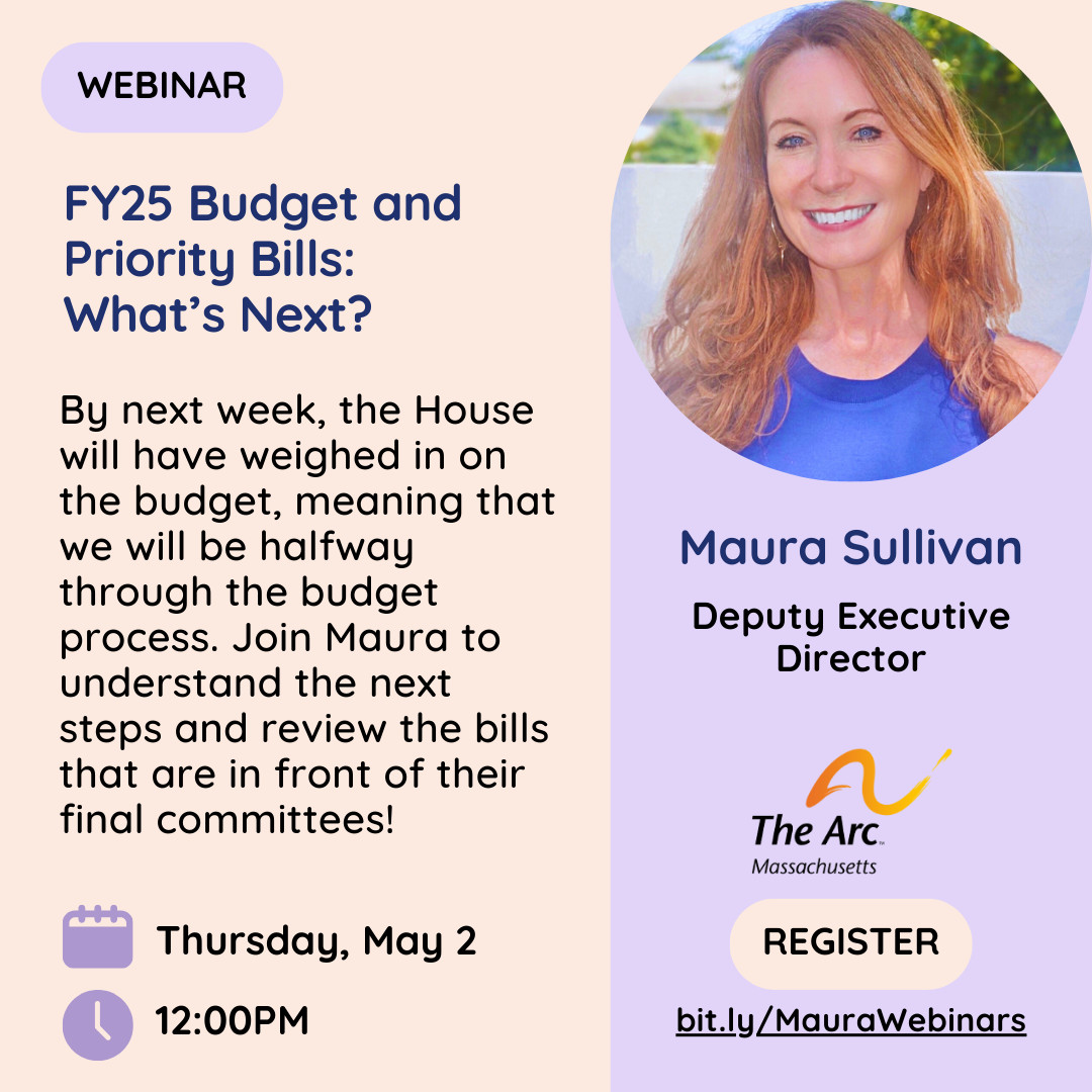 Today at 12pm: We're not halfway through the budget process. Join Maura to understand the next steps and review the bills that are in front of their final committees! Register: bit.ly/MauraWebinars