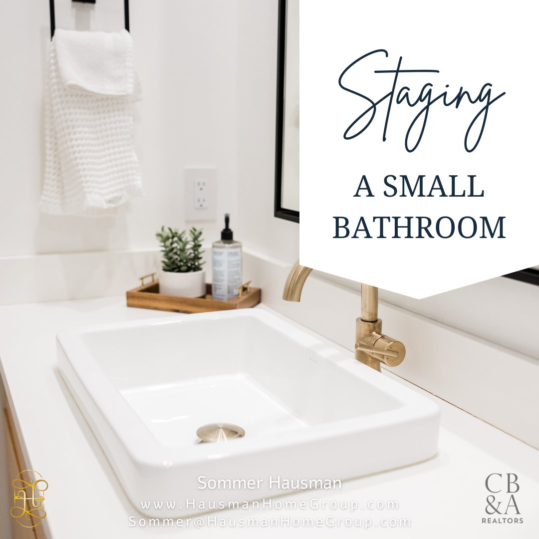 Hang a longer shower curtain higher
Refresh your towels
Keep countertops clear
Choose neutral wall colors
Upgrade to framed mirrors
#bathroomdesign #realestatetips #interiorstyling #homedecorideas #hausmanhomegroup #cba #haus2home #cbarealtor