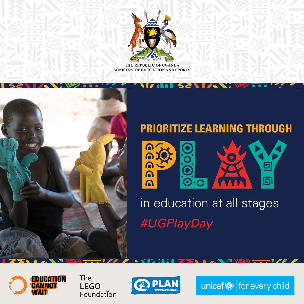 𝑷𝒍𝒂𝒚 𝑻𝒊𝒑! It’s important to encourage play in the early stages of children’s education to enable them to contribute to their own learning. #UgPlayDay