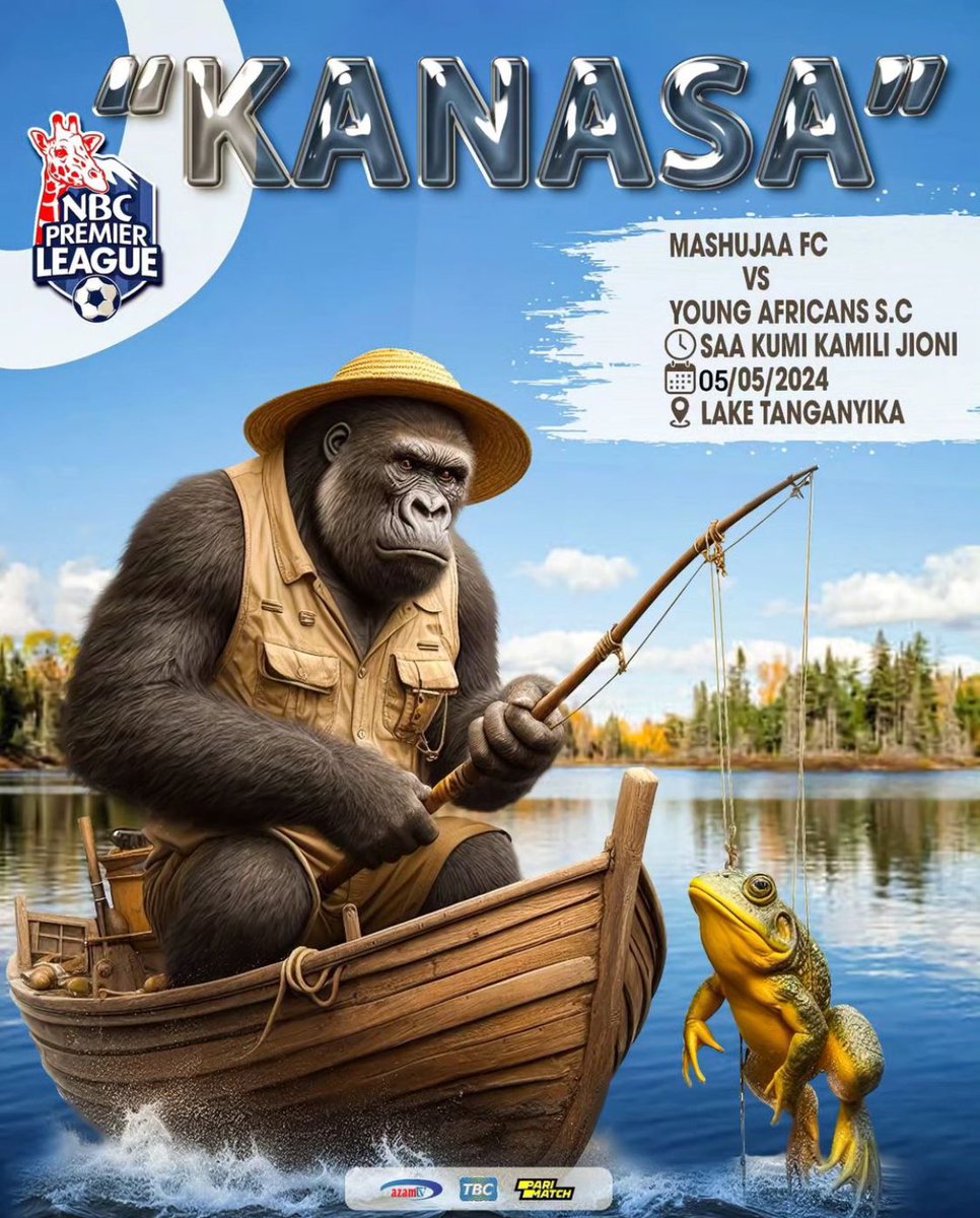 🚨 KANASA 🦍💪

#NextMatch
Mashujaa fc 🆚 Yanga Sc
🏆 #NBCPremierLeague
🕒 Saa 10 Jioni
🗓️ 05.05.2024
🏟️ Lake Tanganyika

Usi-left group, Shujaa hasaliti chama

Nb: PICHA HAINA UHUSIANO WOWOTE NA MCHEZO WA TAREHE 05.05.2024