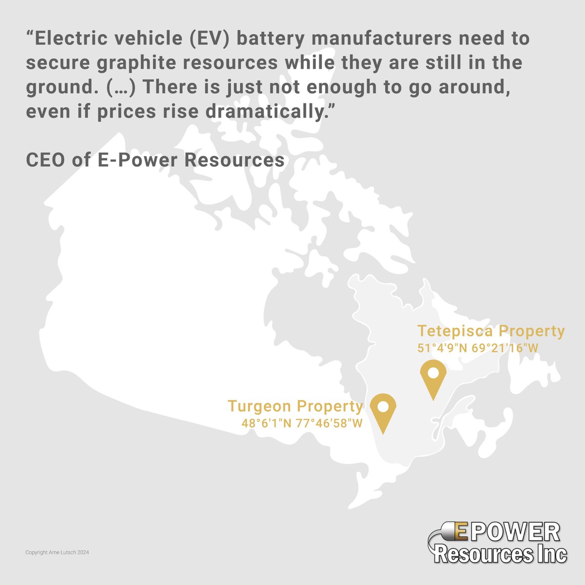 $EPR's Thoughts on the Graphite Supply Chain - The Solution 3/3 The solution is clear: Battery manufacturers must secure graphite resources to establish a reliable supply chain. With demand skyrocketing and limited resources, acting fast is crucial. $EPR in our portfolio