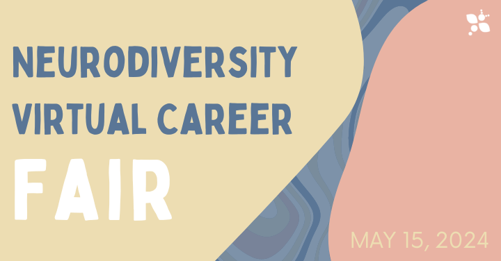 Meet with employers on 5/15 seeking to connect with neurodiverse job seekers in a virtual setting. To learn more and register: bit.ly/49PCIVt #neurodiversity #neurodiversejobseekers #hiring #virtualcareerfair #careereco