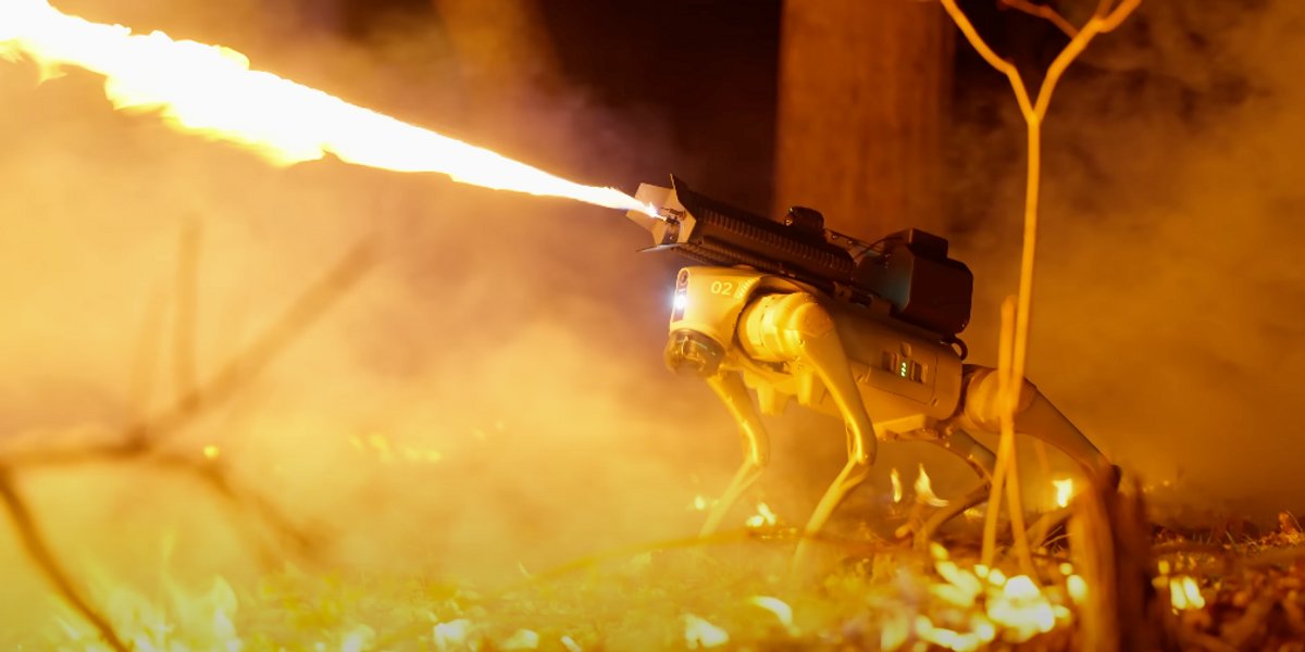 Befriend this flamethrowing robot dog … before it’s too late dlvr.it/T6K3Tz