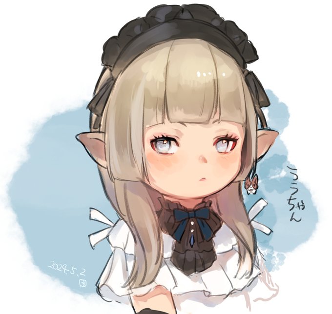 「closed mouth lalafell」 illustration images(Latest)